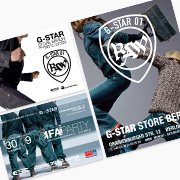 G-Star Store Berlin Flyer createyourtemplate